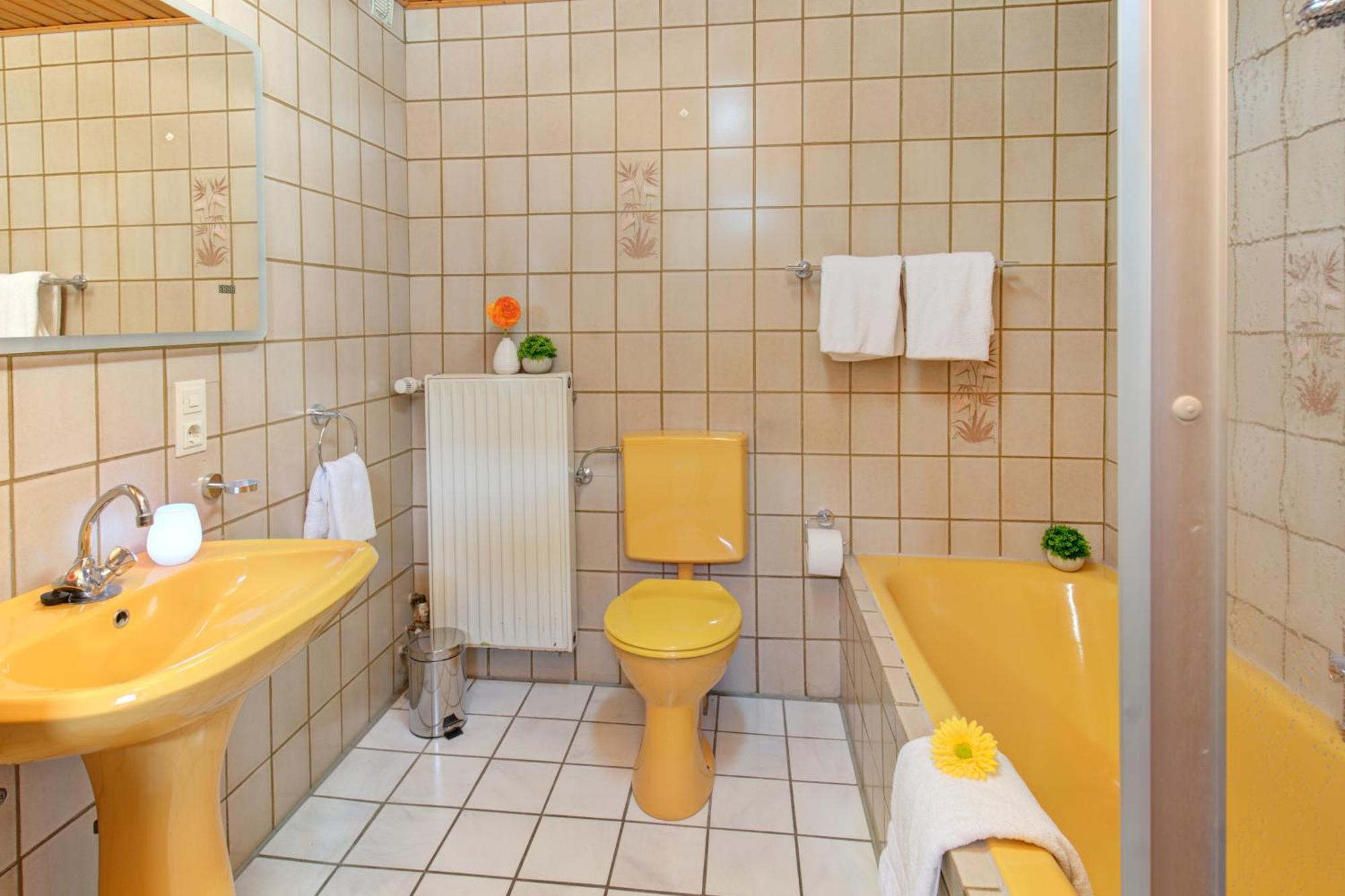 Ferienhaus Storchenblick Bann Esterno foto