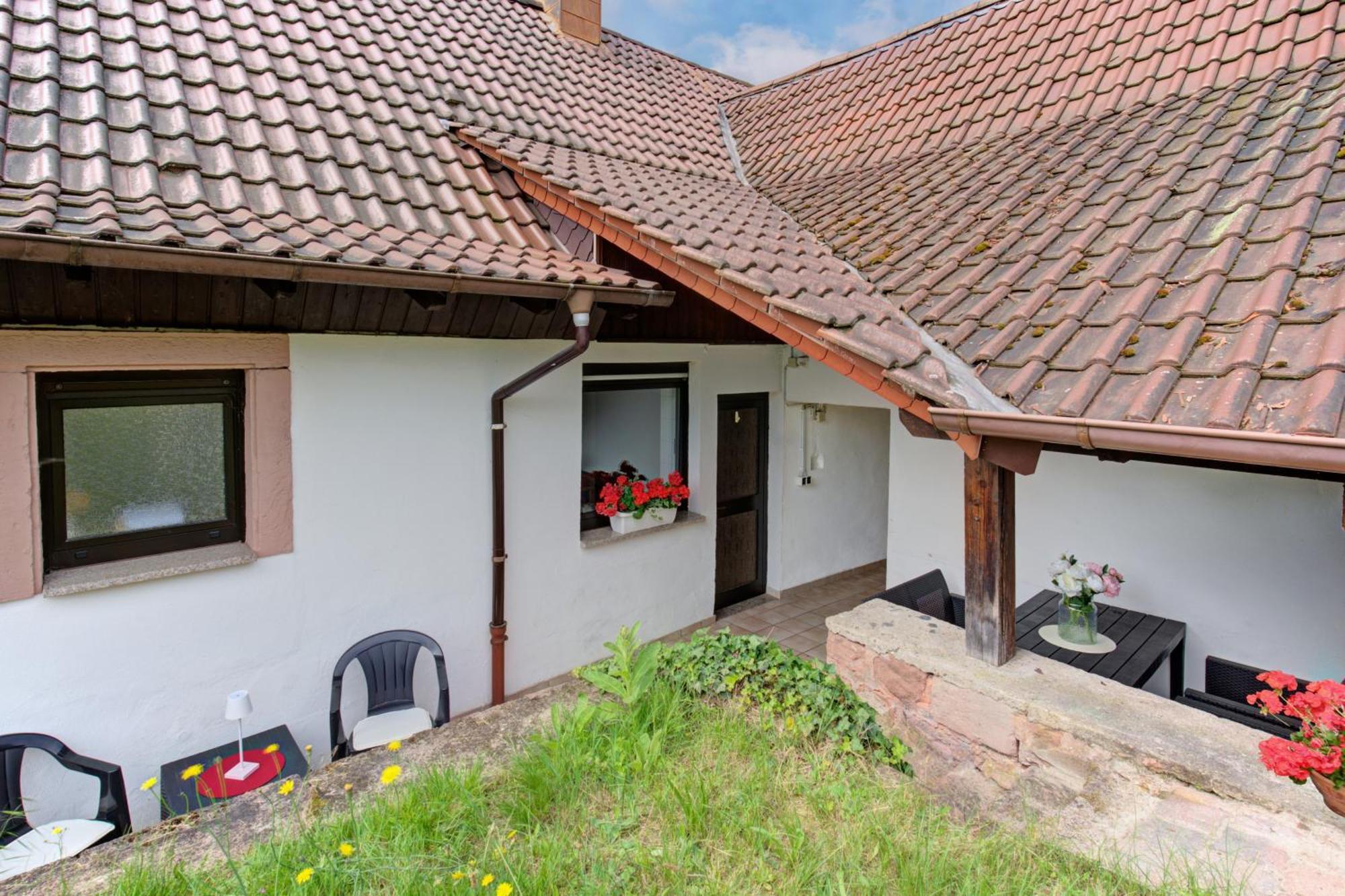 Ferienhaus Storchenblick Bann Esterno foto