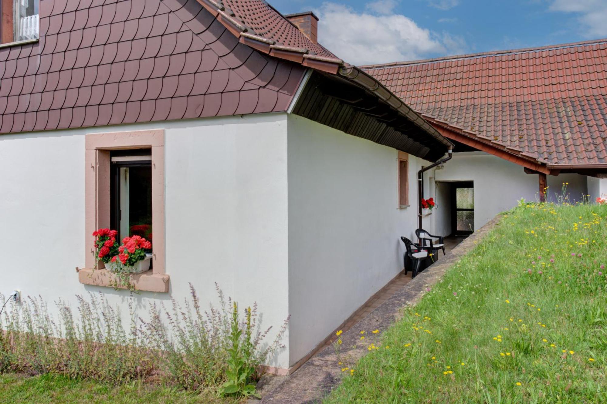 Ferienhaus Storchenblick Bann Esterno foto